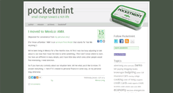 Desktop Screenshot of pocketmint.net